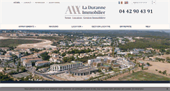 Desktop Screenshot of aix-laduranne-immobilier.fr